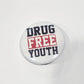 Drug Free Youth 1 inch button