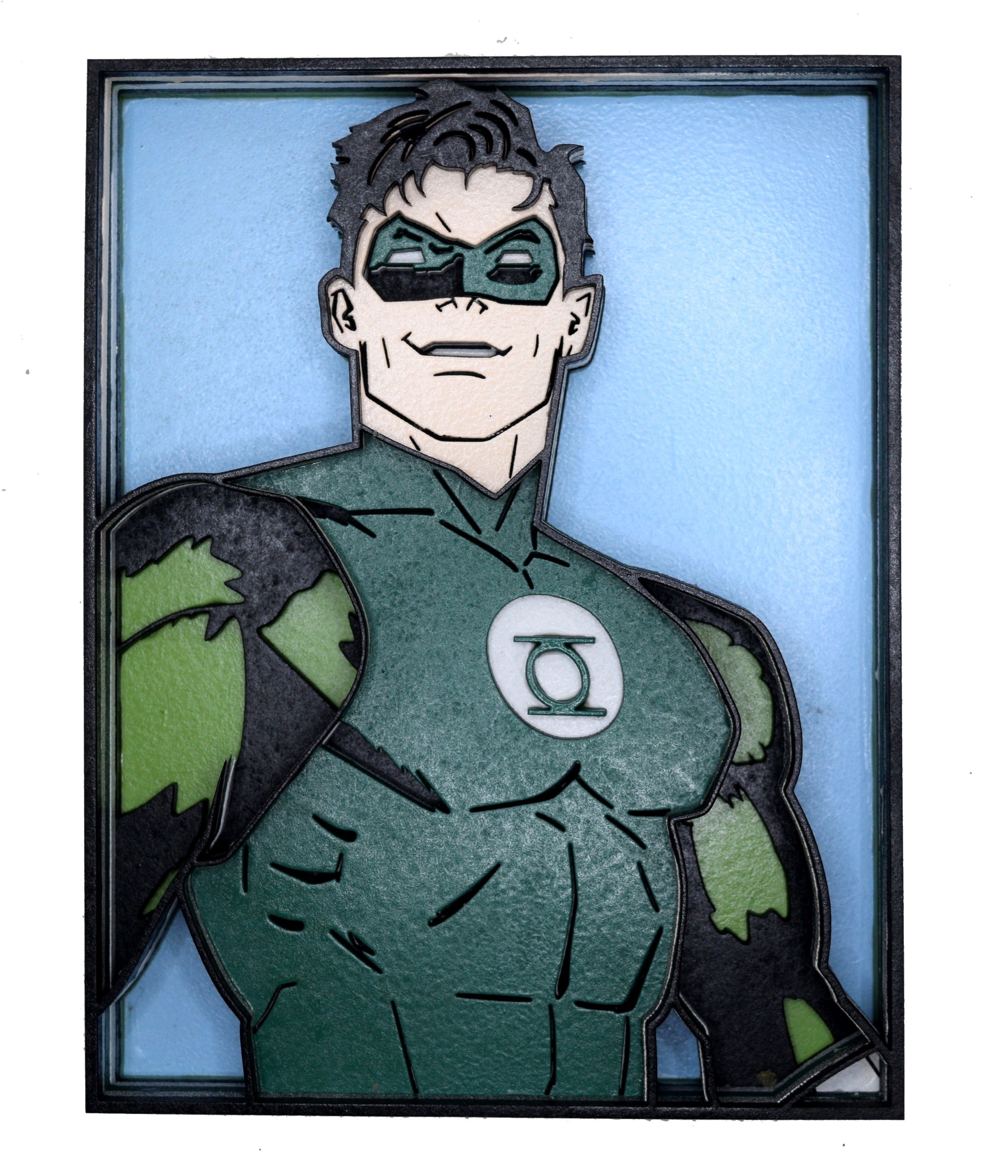Green Lantern Layered Shadowbox 