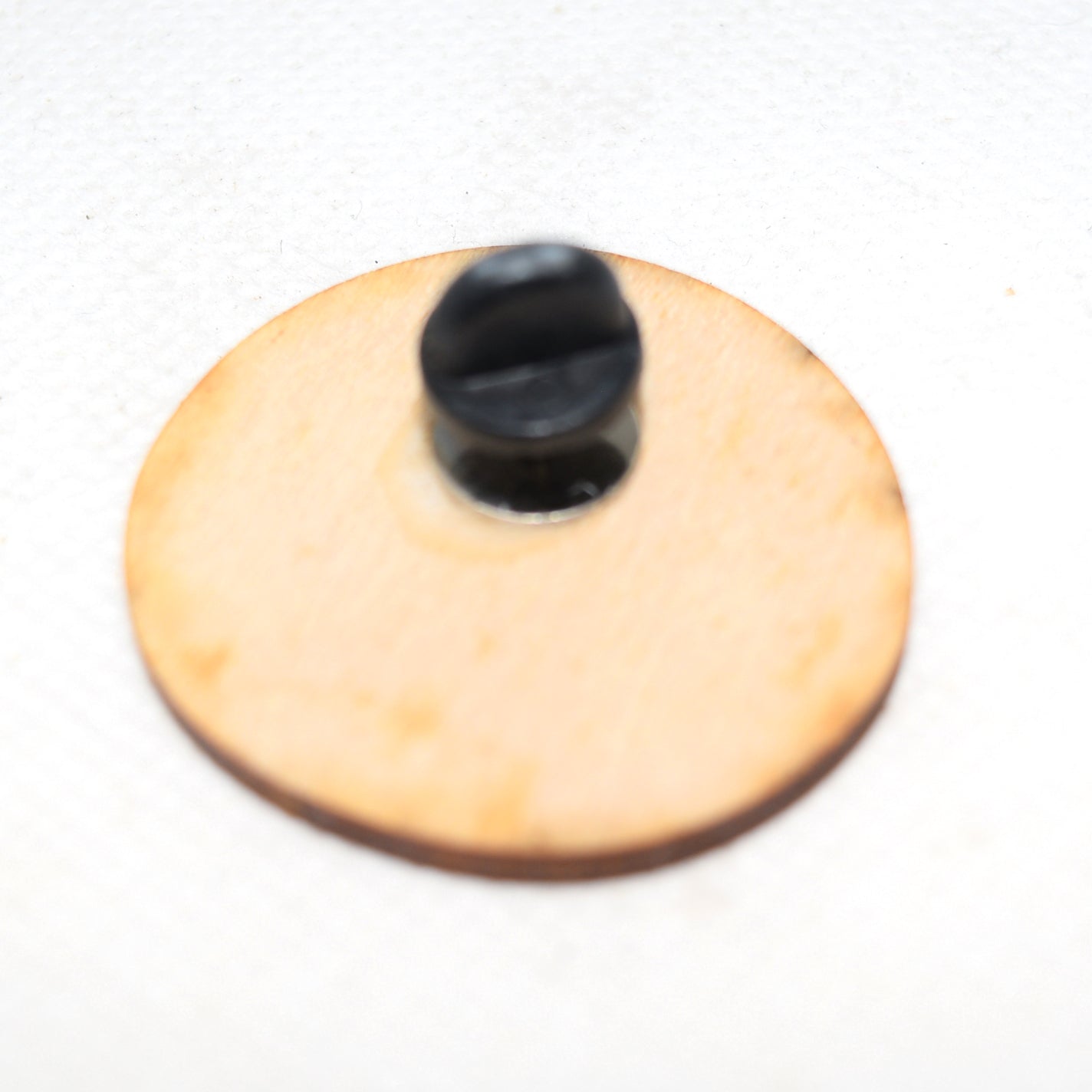 Jack Skellington Wooden Lapel Pin back
