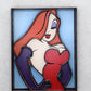 3-D Layered Jessica Rabbit Wooden Art