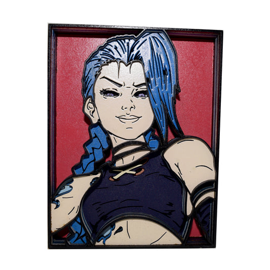 3-D Layered Jinx Art