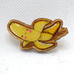 Kawaii Banana Wooden Lapel Pin