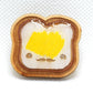 Kawaii Buttered Toast Wooden Lapel Pin