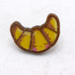 Kawaii Crescent Wooden Lapel Pin