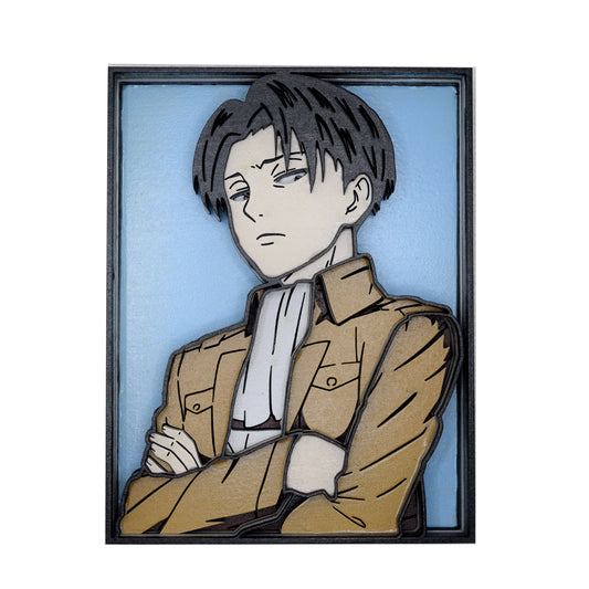 3-D Layered Levi Ackerman Art