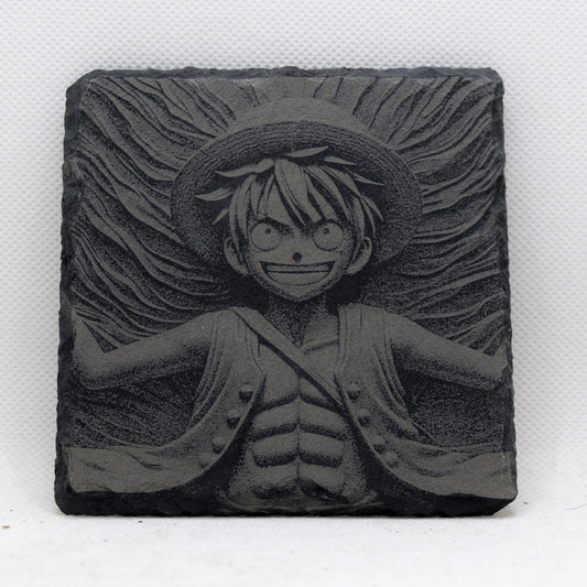 One Piece Luffy Slate Coaster