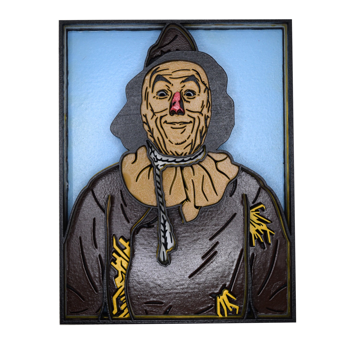 3-D Layered Wizard Of Oz - Scarecrow Art