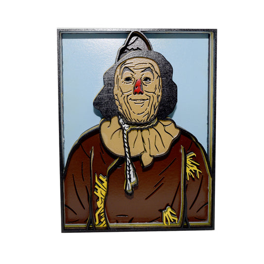 3-D Layered Wizard Of Oz - Scarecrow Art
