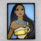 3-D Layered Pocohantas Wooden Art