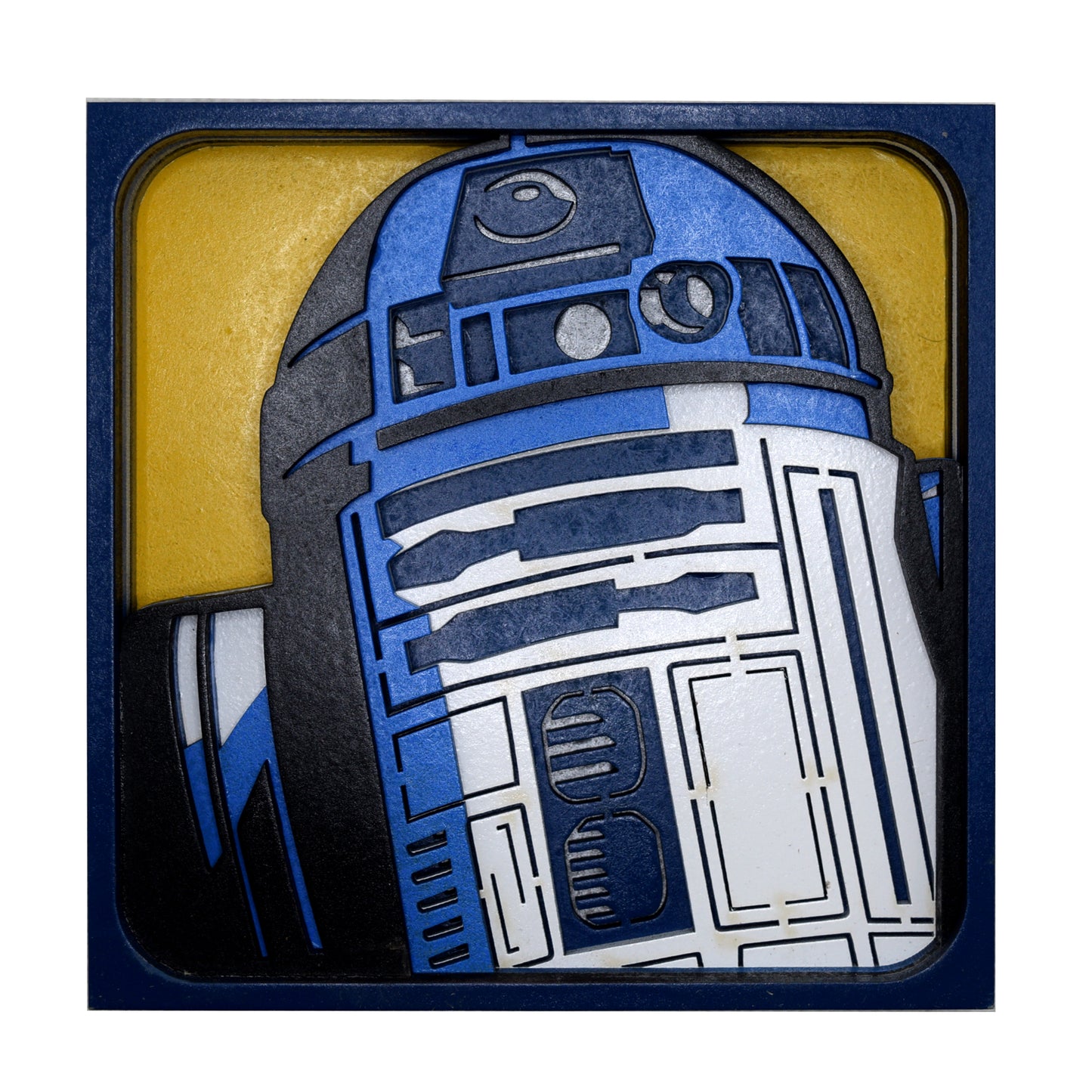 3-D Layered R2D2 Art