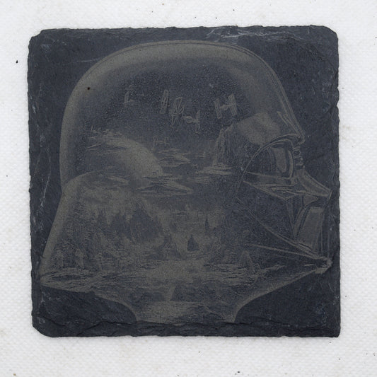Star Wars Darth Vader Double Exposure Slate Coaster