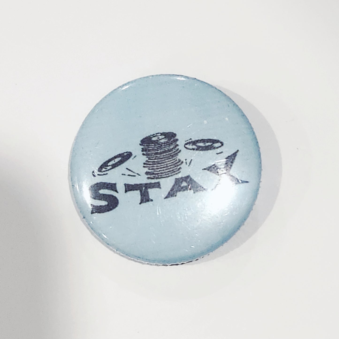 Stax Logo 1 inch button