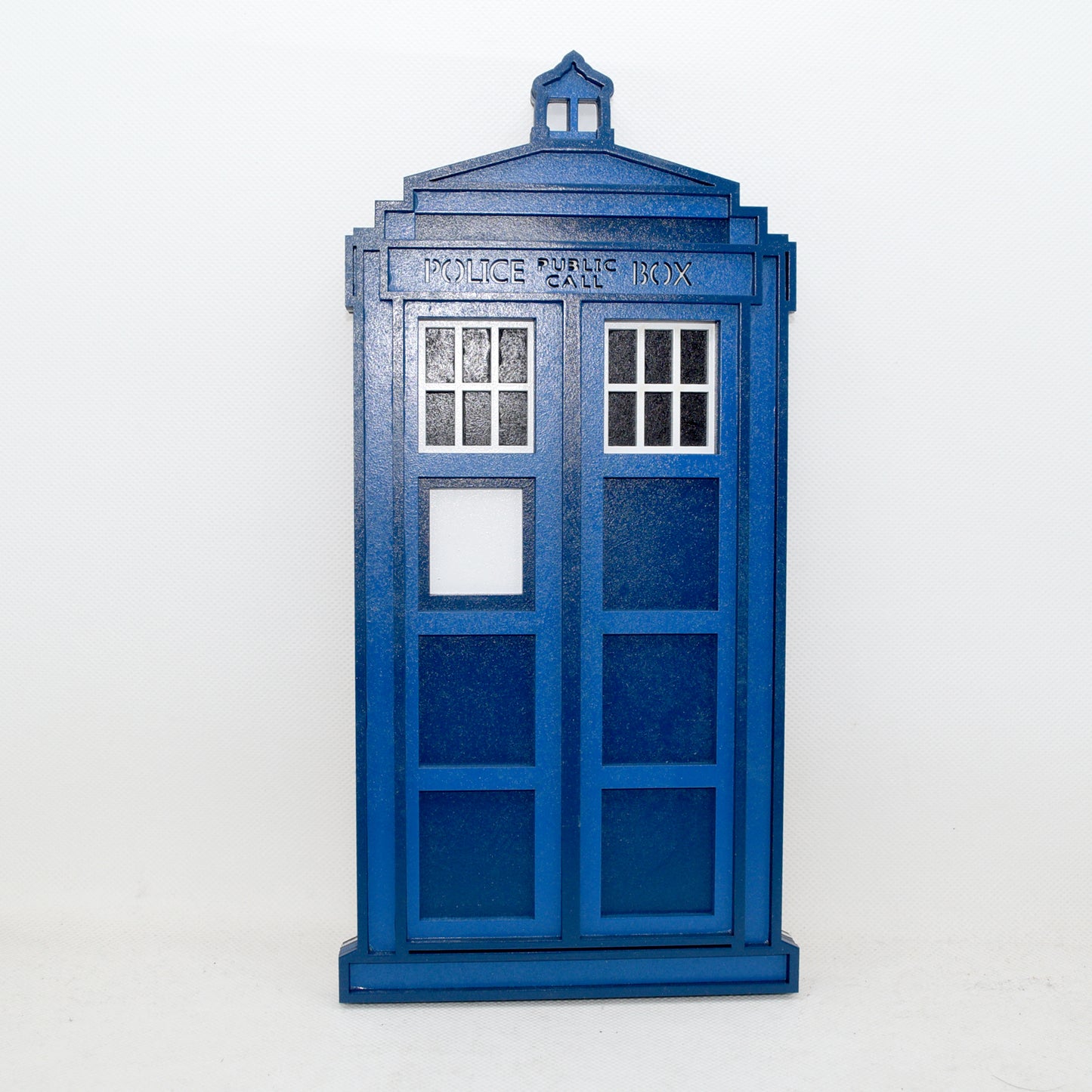 3-D Layered Tardis Art