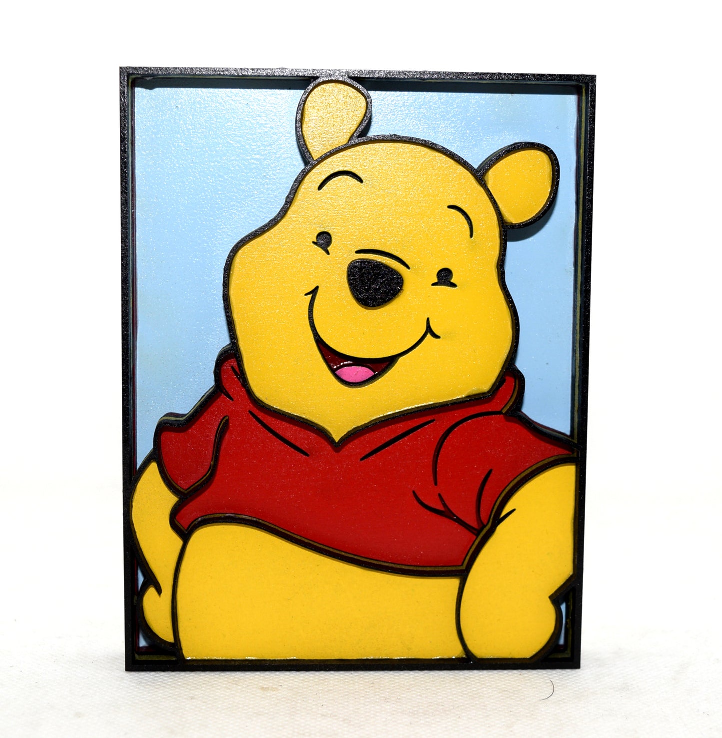 3-D Layered Winnie the Pooh Art