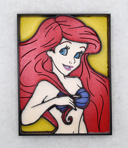 3-D Layered Ariel Wooden Art