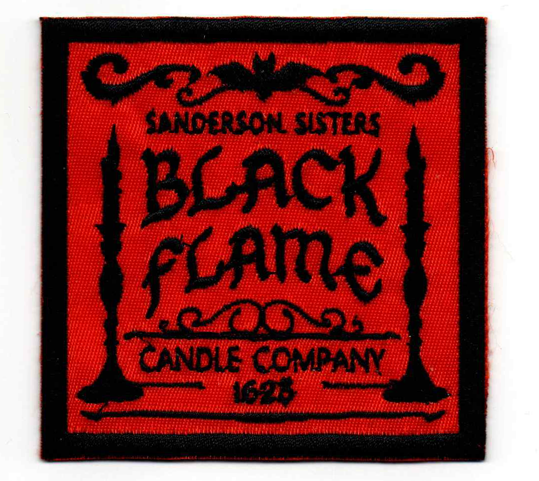 Black Flame Candle Company Embroidered Patch