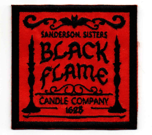 Black Flame Candle Company Embroidered Patch