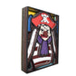 3-D Layered Buggy the Clown Art