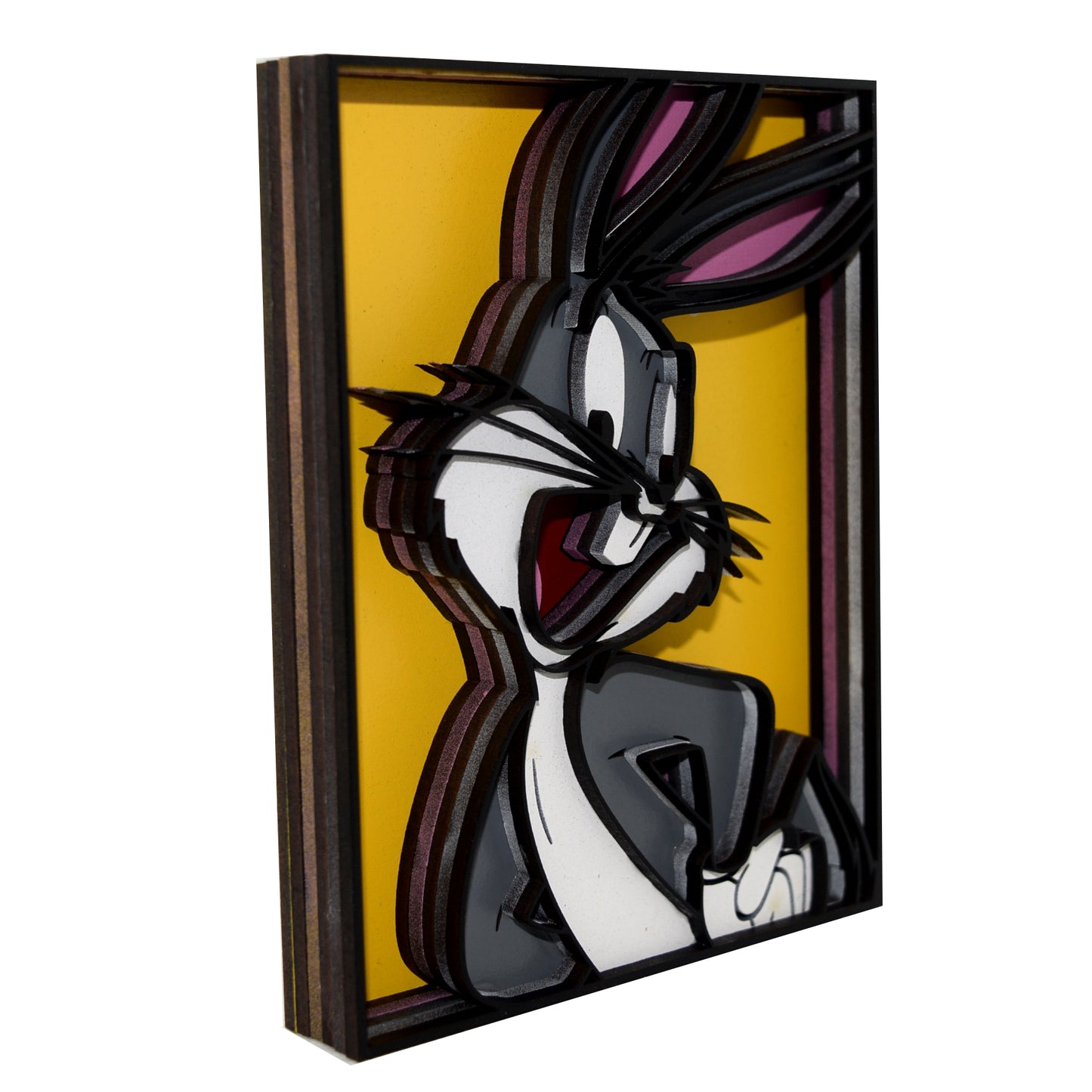 3-D Layered Bugs Bunny Art