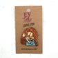 Chucky Wooden Lapel Pin
