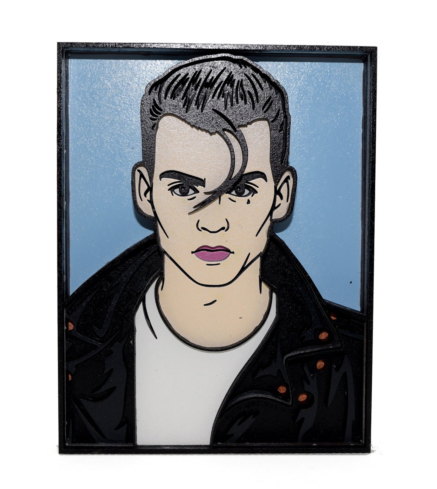 3-D Layered Cry Baby Art