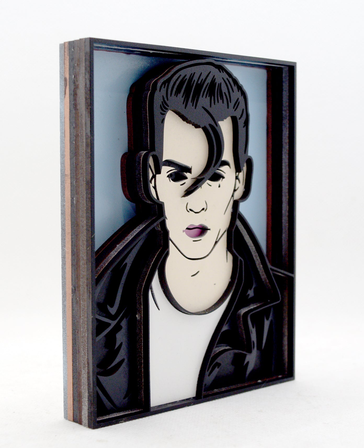 3-D Layered Cry Baby Art