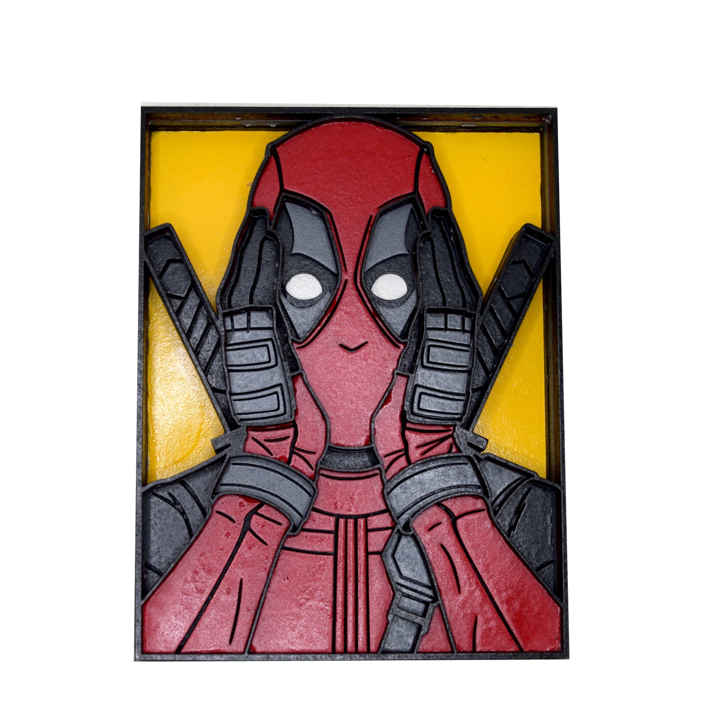 3-D Layered Deadpool V2 Art