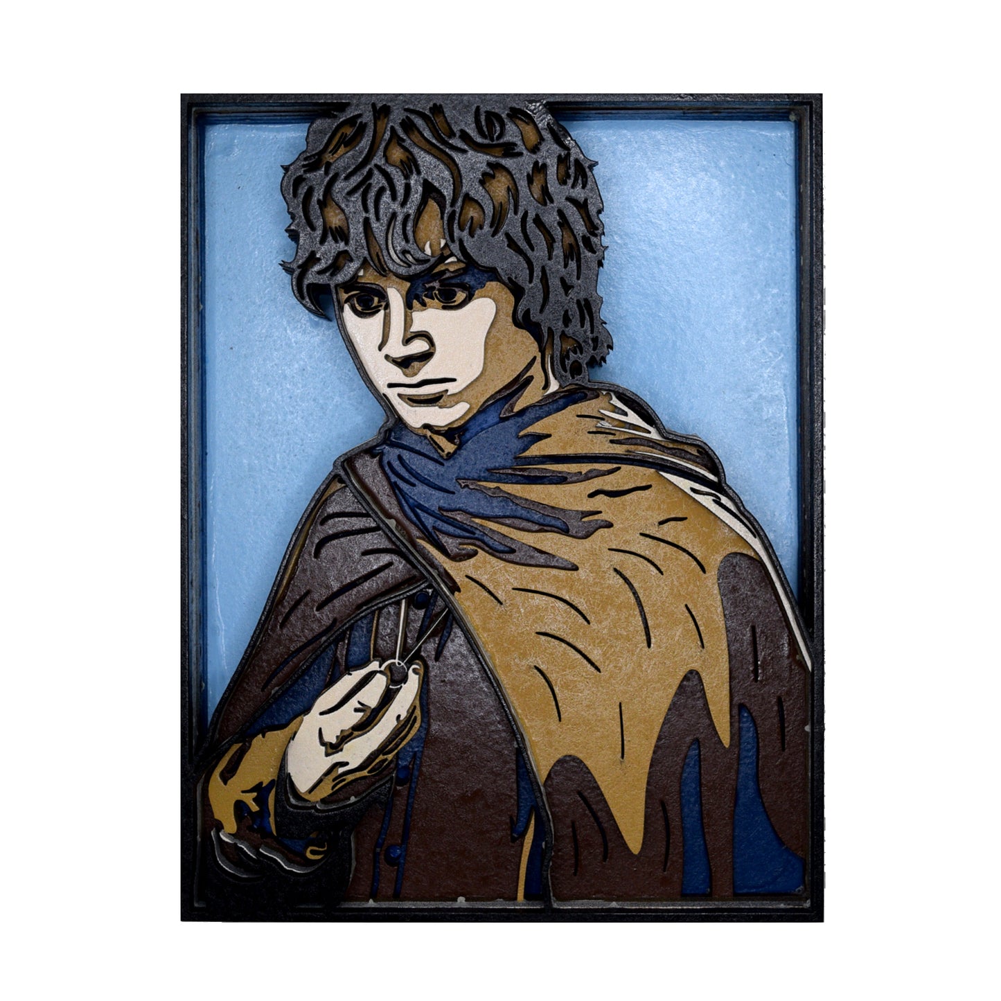 3-D Layered Frodo Art
