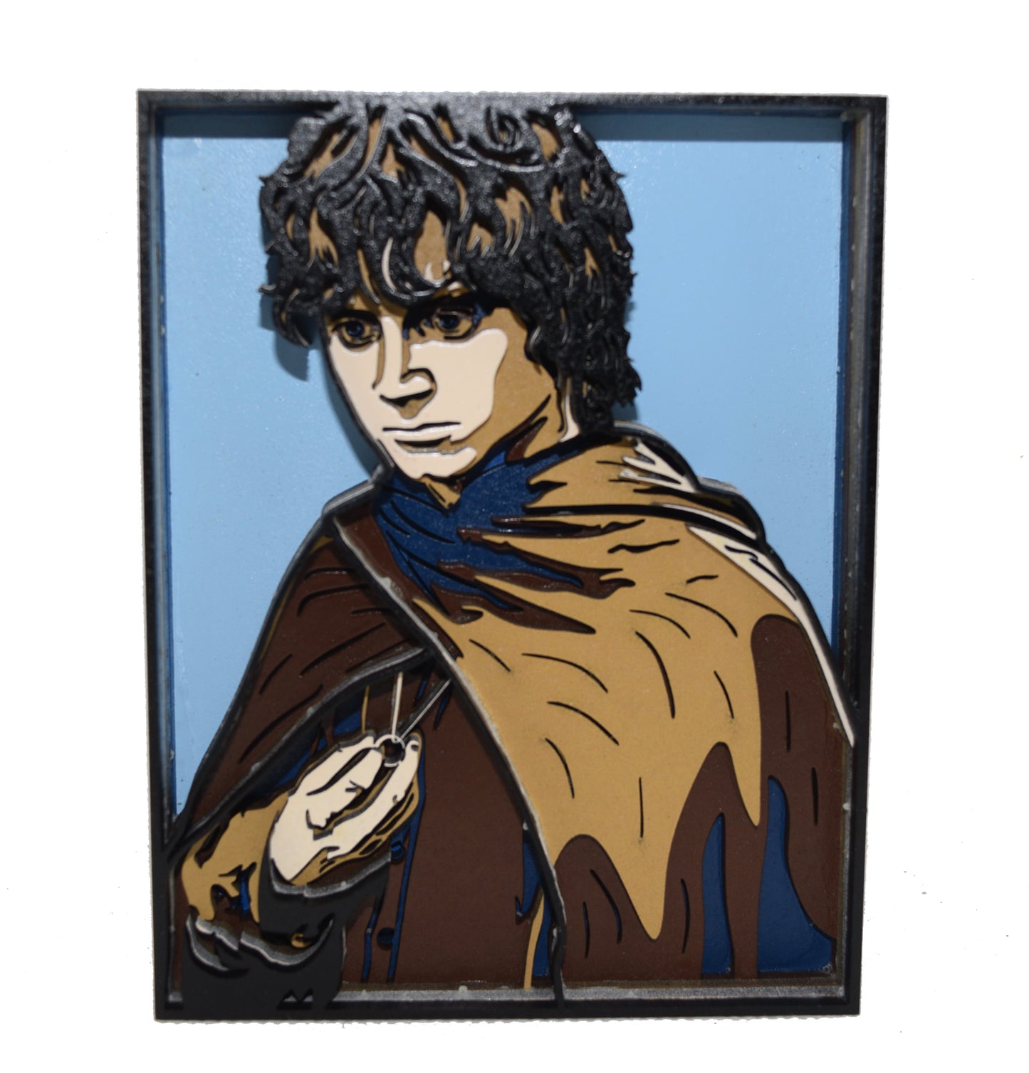 3-D Layered Frodo Art