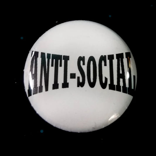 Anti-Social 1 inch button