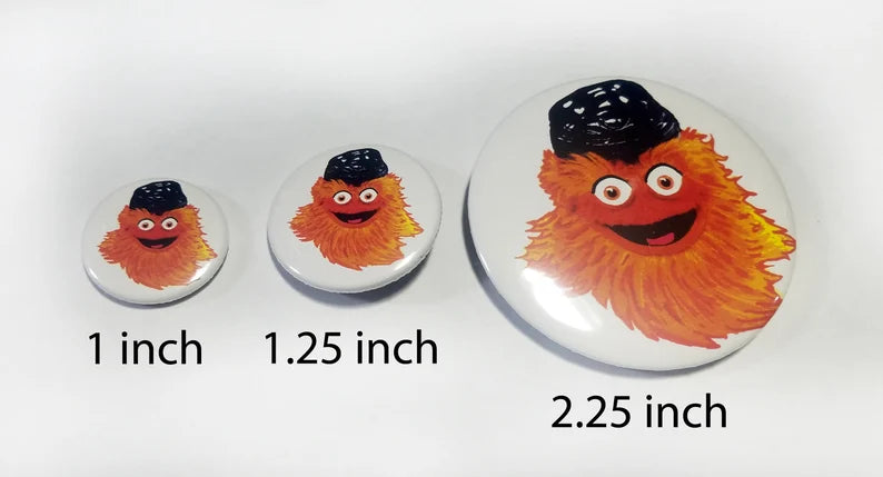 Gritty 1.25 inch Button