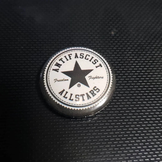 Anti-facist All Stars Converse Logo 1 inch Button
