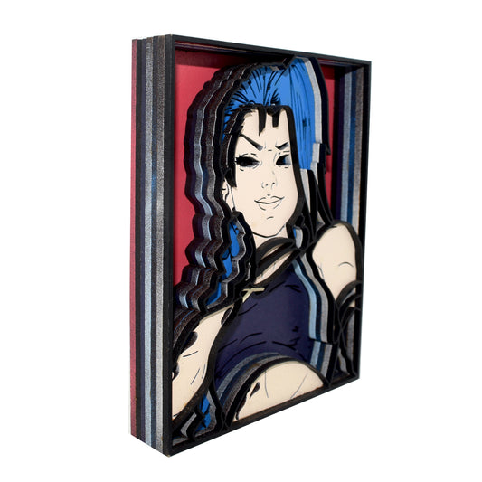 3-D Layered Jinx Art