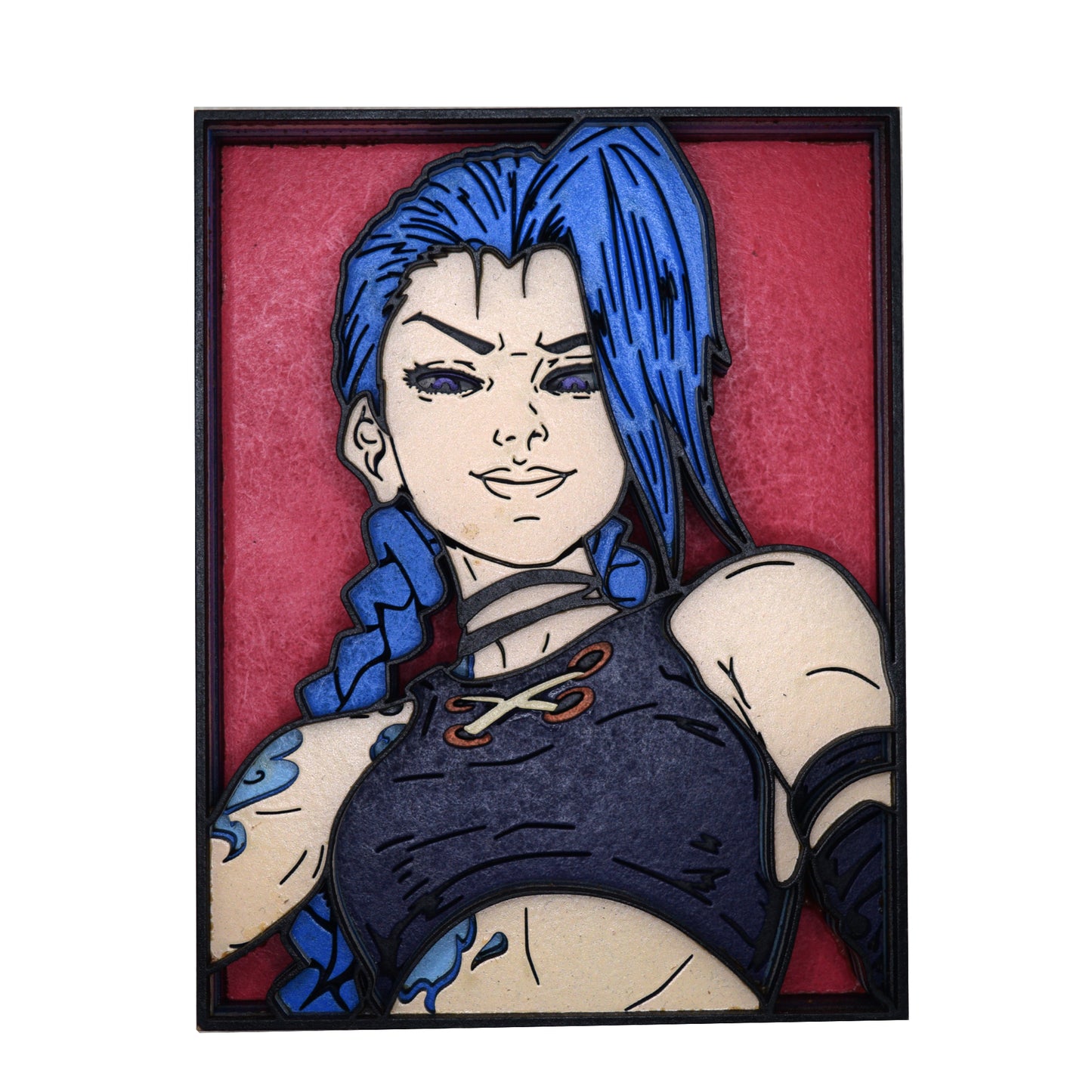 3-D Layered Jinx Art