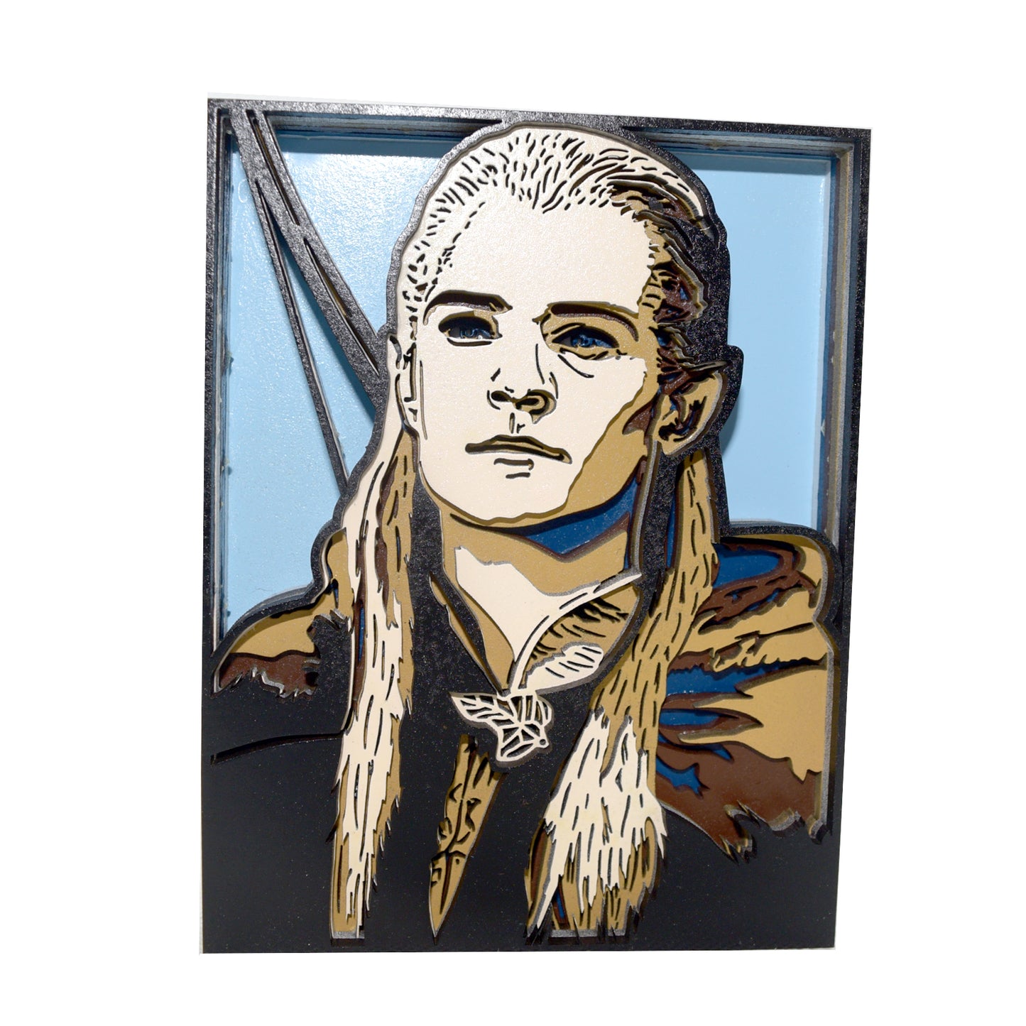 3-D Layered Legolas Art
