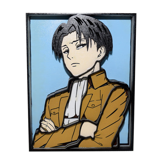 3-D Layered Levi Ackerman Art