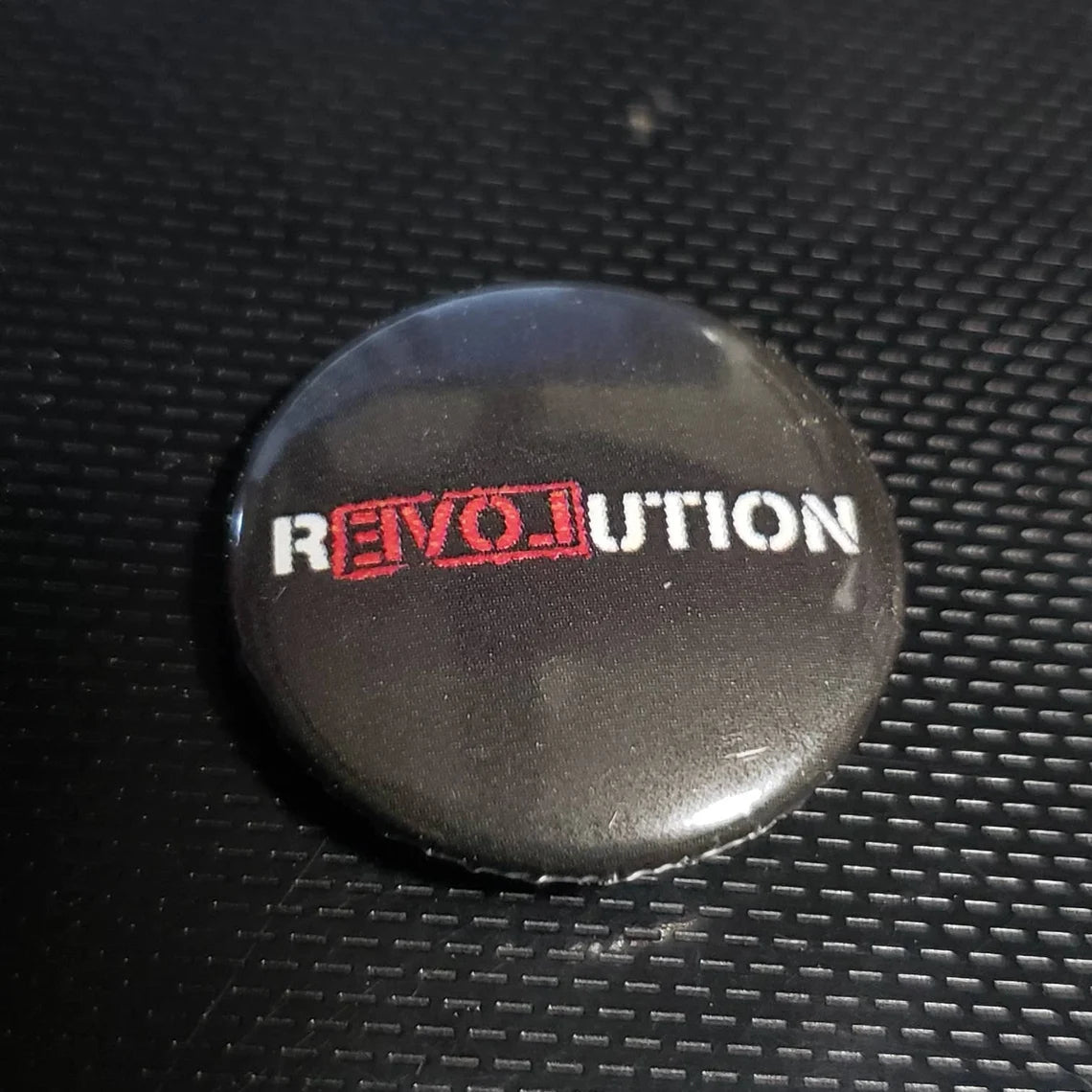 Love Revolution 1 inch button