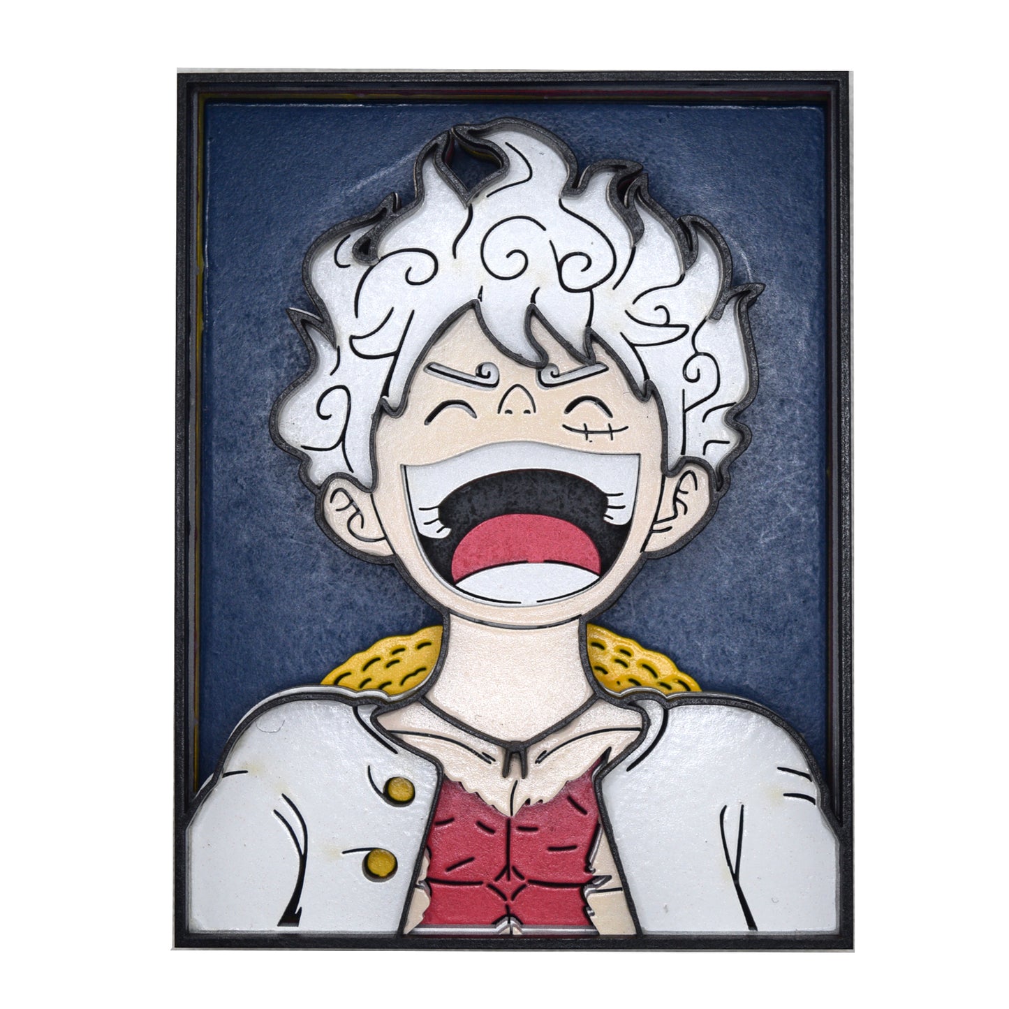 3-D Layered Gear 5 Luffy Art