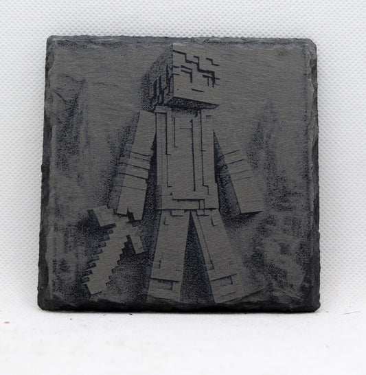 Minecraft Slate coaster
