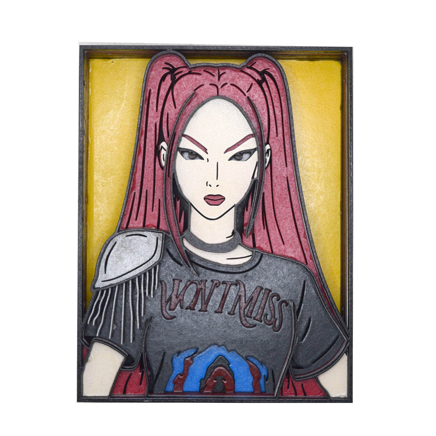 3-D Layered Mira (K-Pop Demon Hunters) Art