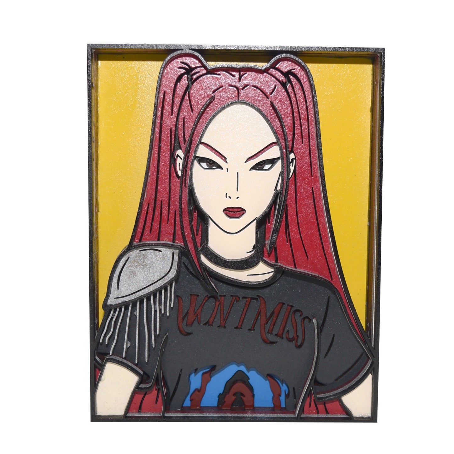 3-D Layered Mira (K-Pop Demon Hunters) Art