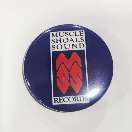 Muscle Shoals Sound Logo 1 inch button