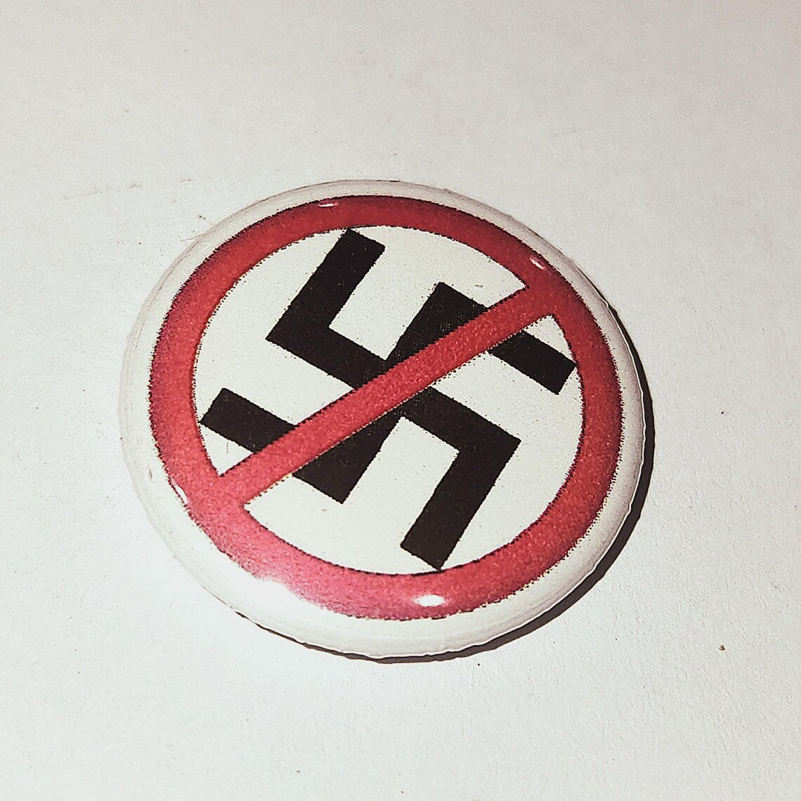 No Nazi 1 inch button