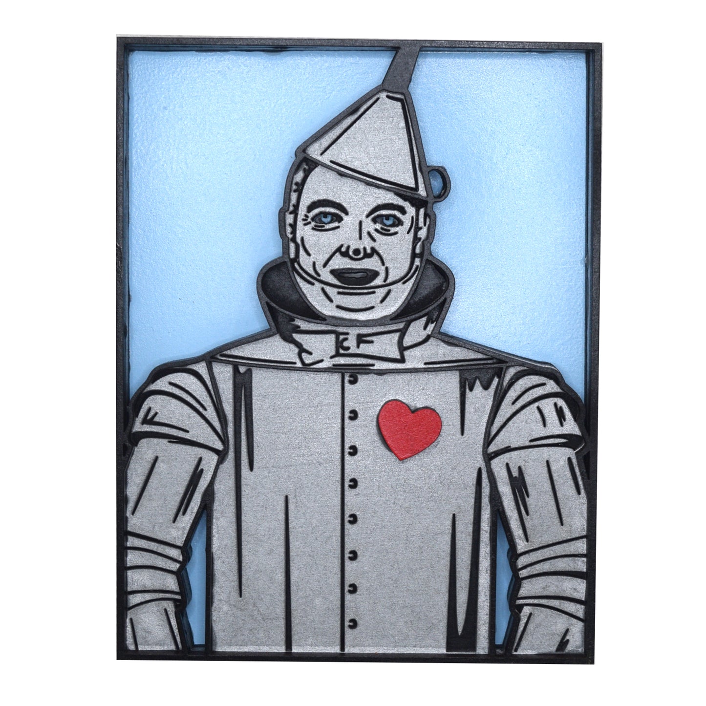 3-D Layered Wizard Of Oz - Tinman Art