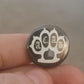 ACAB Brass Knuckles 1 inch button