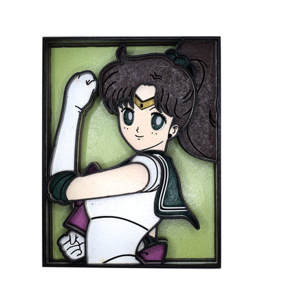 3-D Layered Sailor Jupiter Art
