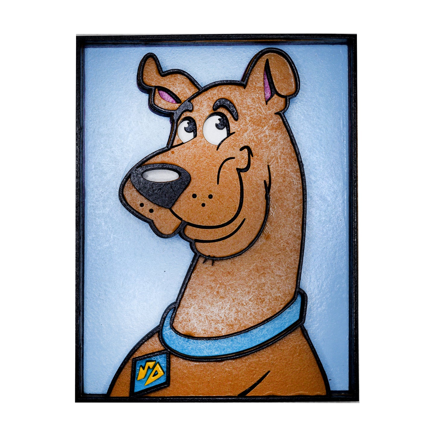 3-D Layered Scooby Doo Wooden Art