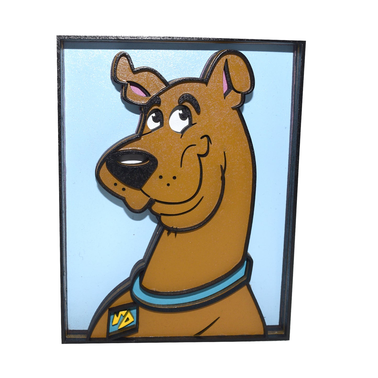 3-D Layered Scooby Doo Wooden Art