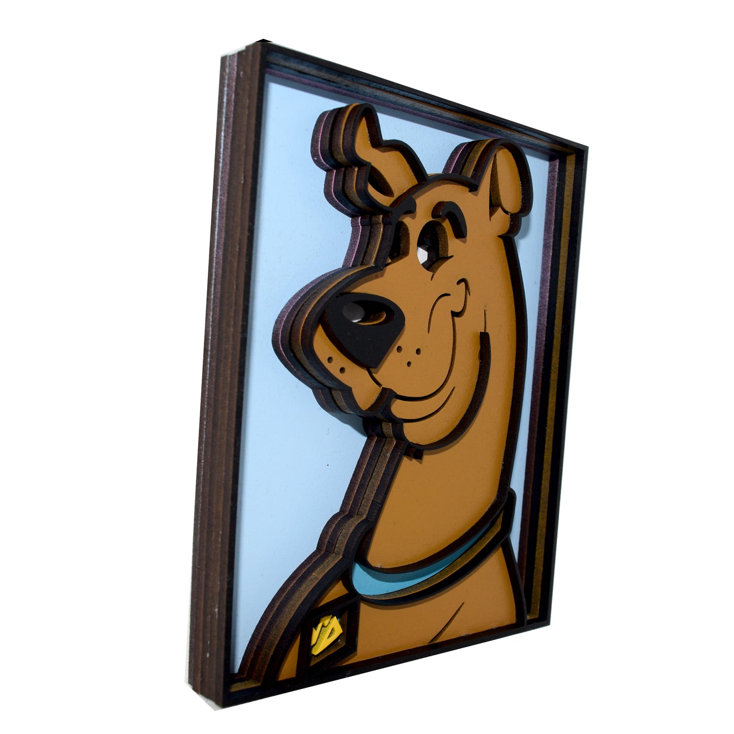 3-D Layered Scooby Doo Wooden Art
