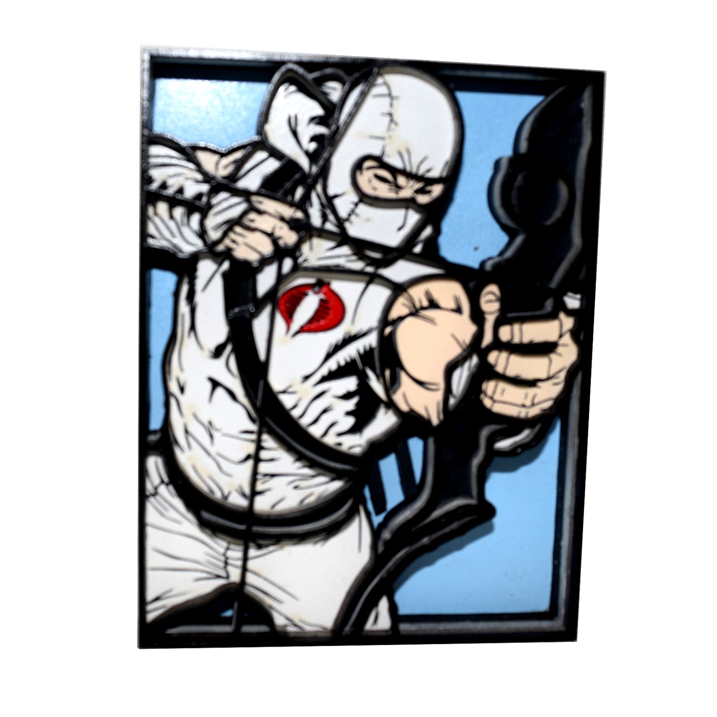3-D Layered Storm Shadow Art